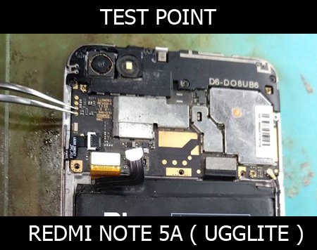 Xiaomi Redmi 5a Test Point / EDL Point